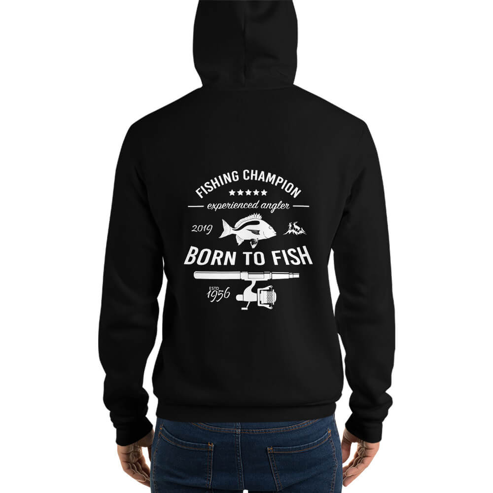Born to fish hoodie